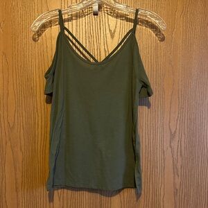 SO Olive Green Camisole Top